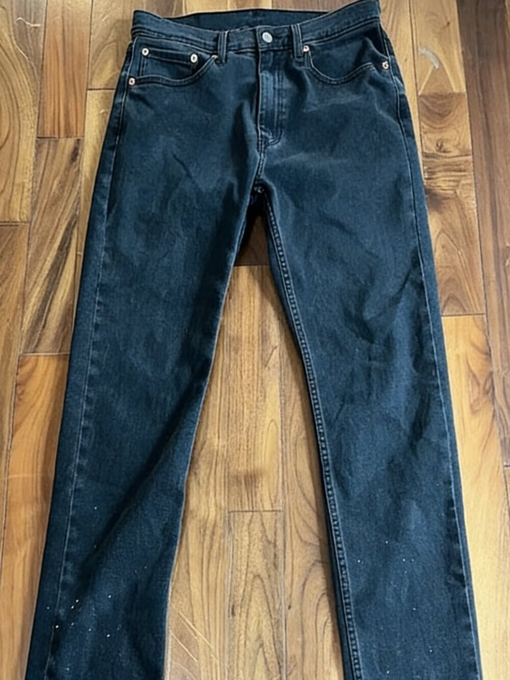 Levi's  Jeans Men's  Black Taper Fit 5-Pocket Stretch Denim